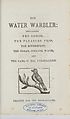 Thumbnail for 'Water warbler'