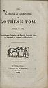 Thumbnail for 'Comical transactions of Lothian Tom'