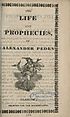Thumbnail for 'Life and prophecies, of Alexander Peden'