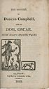 Thumbnail for 'History of Duncan Campbell, and his dog, Oscar'