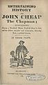 Thumbnail for 'Entertaining history of John Cheap the Chapman'