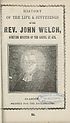Thumbnail for 'History of the life & sufferings of the Rev. John Welch'