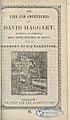 Thumbnail for 'Life and adventures of David Haggart'