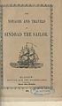 Thumbnail for 'Voyages and travels of Sindbad the sailor'