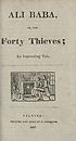 Thumbnail for 'Ali Baba, or, The forty thieves'
