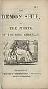 Thumbnail for 'Demon ship, or, The pirate of the Mediterranean'