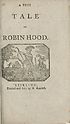 Thumbnail for 'True tale of Robin Hood'
