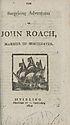 Thumbnail for 'Surprising adventures of John Roach'