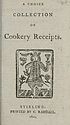 Thumbnail for 'Choice collection of cookery receipts'