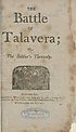 Thumbnail for 'Battle of Talavera, or, The soldier's threnody'