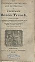 Thumbnail for 'Surprising adventures and sufferings of Frederick Baron Trenck'