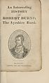 Thumbnail for 'Interesting history of Robert Burns'