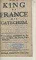 Thumbnail for 'King of France, his catechism'