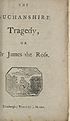 Thumbnail for 'Buchanshire tragedy, or, Sir James the Ross'