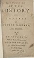 Thumbnail for 'Of the history and travels of Hector Maclean, late sailor'