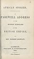 Thumbnail for 'Farewell address to the Sunday scholars of the British Empire'