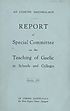 Thumbnail for 'Report of special committee on the teaching of Gaelic in schools and colleges'