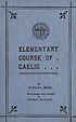 Thumbnail for '4th edition - Elementary course of Gaelic'