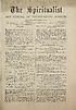 Thumbnail for 'Volume 6, Jan - Jun 1875 - The Spiritualist newspaper'