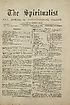 Thumbnail for 'Volume 4, Jan - Jun 1874 - The Spiritualist newspaper'
