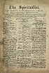 Thumbnail for 'Volume 12, Jan - Jun 1878 - The Spiritualist newspaper'