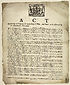 Thumbnail for 'Act appointing a company for quenching of fire, and rules to be observed by the inhabitants thereanent'
