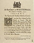 Thumbnail for 'At the court at Whitehall the tenth of October, 1692'