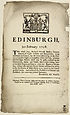 Thumbnail for 'Edinburgh, 20 February 1708'