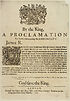 Thumbnail for 'By the King, a proclamation for further proroguing the Parliament'