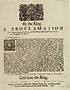 Thumbnail for 'By the King. A proclamation for suppressing the printing and publishing unlicensed news-books, and pamphlets of news'