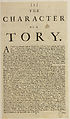 Thumbnail for 'Character of a Tory'