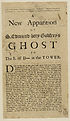 Thumbnail for 'New apparition of S. Edmund-bery Godfrey's ghost to the E. of D--- in the Tower'