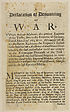 Thumbnail for 'Declaration or denouncing of war'