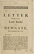 Thumbnail for 'Letter written to my Lord Russel in Newgate, the twentieth of July, 1683'