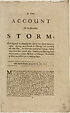 Thumbnail for 'True account of the dreadful storm, that happened on Monday the 18th of this instant January, 1685'