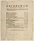 Thumbnail for 'Edinburgh, the tenth day of November, 1686. A table of the dues payable by the persons that keeps bread-stands, and poultry-stands in the bread and poultry-mercat, and by these that sells poultry in the middle of the mercat, as follows'