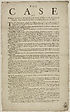 Thumbnail for 'Case of William Spencer of Kilcolman in the county of Cork in the kingdom of Ireland, Esq; grandson and heir to Edmond Spencer the poet'