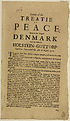 Thumbnail for 'Extract of the treatie of peace, between the King of Denmark and the Duke of Holstein-Gottorp, sign'd at Travendahl the 7/18th of August, 1700'