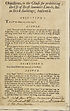 Thumbnail for 'Objections, to the clause for prohibiting the use of Brest Summers lintels, &c. in brick buildings; answer'd'