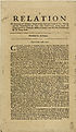 Thumbnail for 'Relation of the great and glorious success of the fleet and forces of Her Majesty and the States General at Vigo; the land forces being under the command of His Grace the Duke of Ormond, and the fleet commanded by Sir George Rooke. Published by authority'