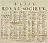 Thumbnail for 'List of the Royal Society'