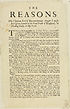 Thumbnail for 'Reasons why I James Earl of Derwentwater thought I might have given scandal to the good people of England, by pleading guilty at my tryal..'