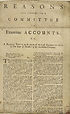 Thumbnail for 'Reasons for appointing a committee to examine accounts: or, a proper reply to so much of the last Craftsman as relates to the court of directors of the South-Sea Company'