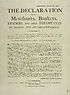 Thumbnail for 'Declaration of the merchants, bankers, traders, and other inhabitants of London and its neighbourhood'