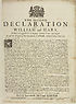 Thumbnail for 'Second declaration of William and Mary, King and Queen of England Scotland, France, and Ireland'