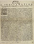 Thumbnail for 'By the King, a proclamation prohibiting His Majesties subjects to trade within the limits assigned to the Governour and Company of Adventurers of England, trading into Hudson's Bay, except those of the company'