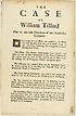 Thumbnail for 'Case of William Tillard, of the late directors of the South-Sea-Company'