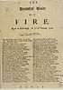 Thumbnail for 'Dreadful voice of fire, begun at Edinburgh, the 3d of February 1700'