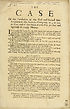 Thumbnail for 'Case of the purchasers of the first and second subscriptions to the South-Sea Company, at 4 to 500 per cent. and of the stock at 7 to 800 per cent. and upwards in ready money'