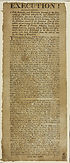 Thumbnail for 'Execution! A full, authentic, and particular account of the execution of Peter Heaman and François Gautiez, who were hanged, within flood-mark, at Leith, on Wednesday the 9th January, 1822, for the piratical seizure of the Schooner Jane of Gibraltar, on her voyage to the Brazils, and for the barbarous murder of Thomas Johnston, master, and James Paterson, seaman, whose bodies were afterwards delivered at Edinburgh to be dissected, together with their behaviour from the jail to, and at, the place of execution'